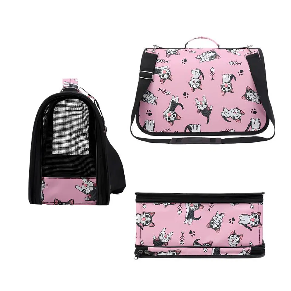 Bolso De Traslado Para Gatos O Perros De Raza Pequeña 7