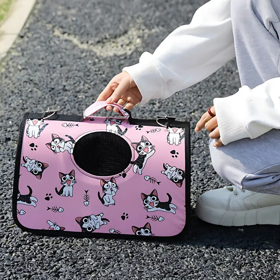 Bolso De Traslado Para Gatos O Perros De Raza Pequeña 8