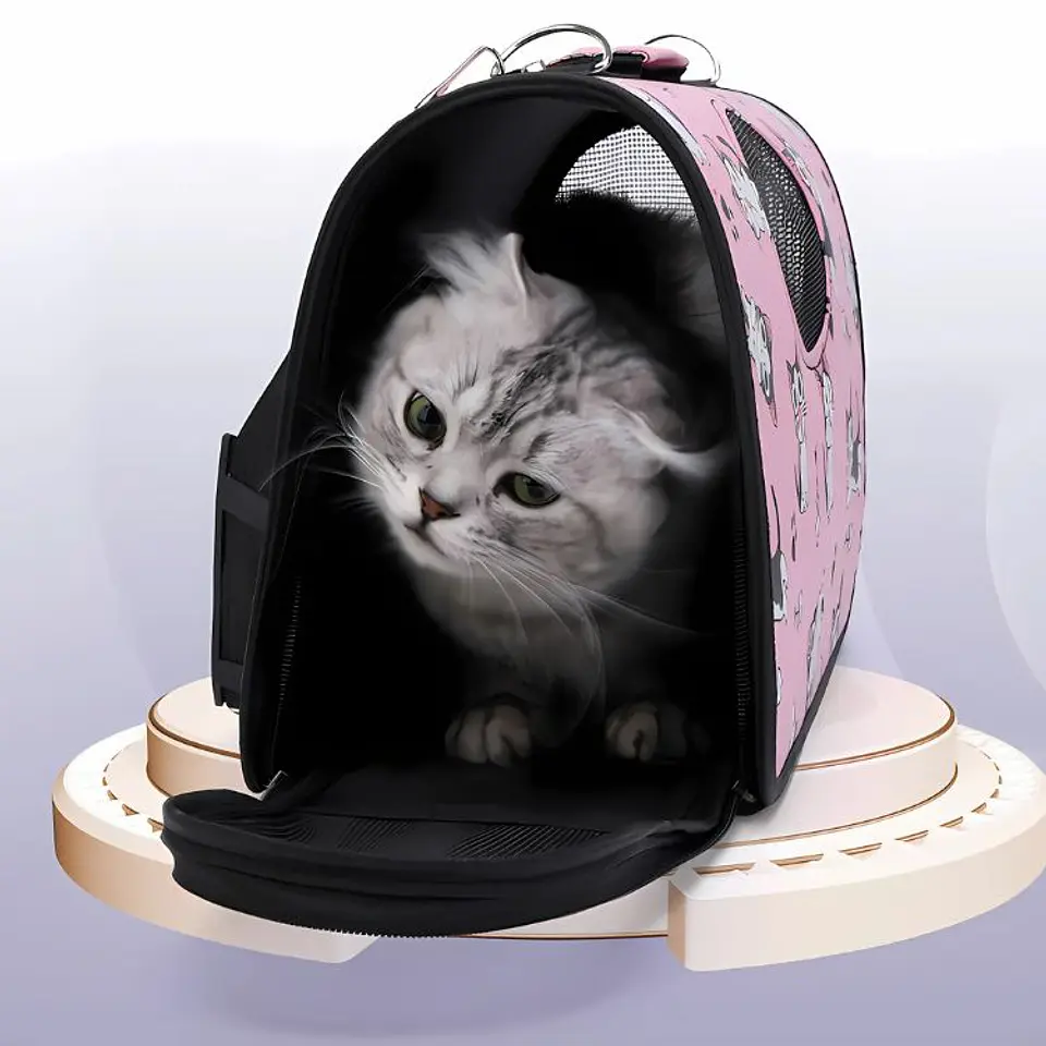 Bolso De Traslado Para Gatos O Perros De Raza Pequeña 10