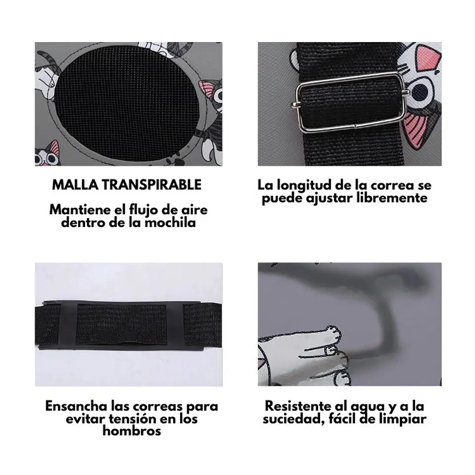 Bolso De Traslado Para Gatos O Perros De Raza Pequeña 11