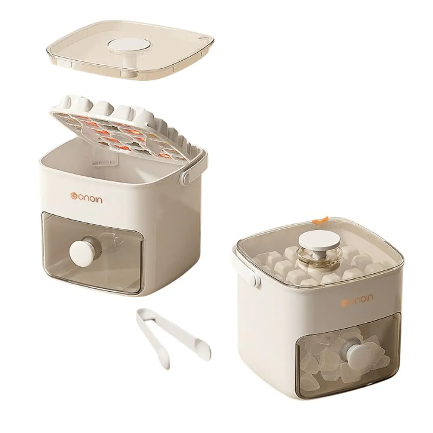 Nevera Portatil Cubeta 24 Hielos con Dispensador 6