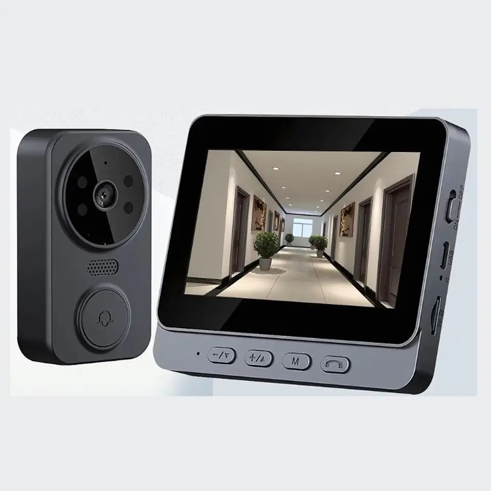 Timbre Inalámbrico con Videocamara Larga Distancia 4