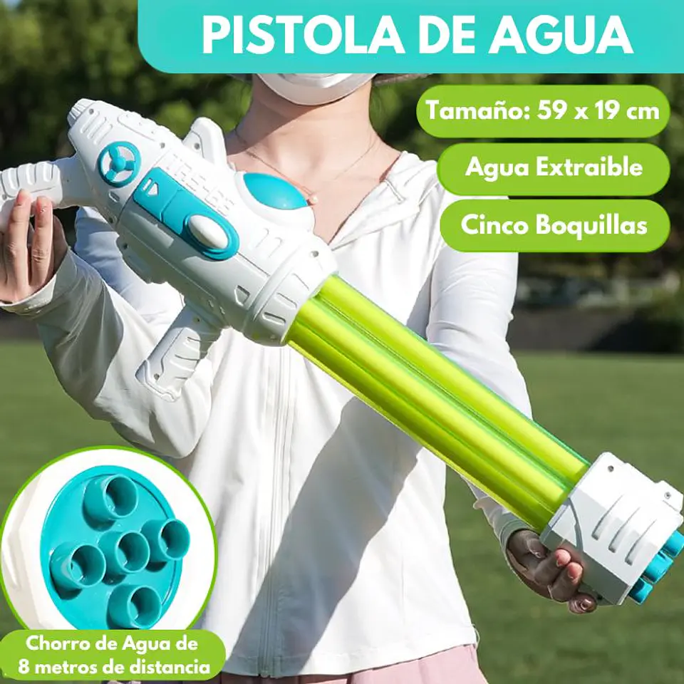 Pistola De Agua Recargable Para Niños 6