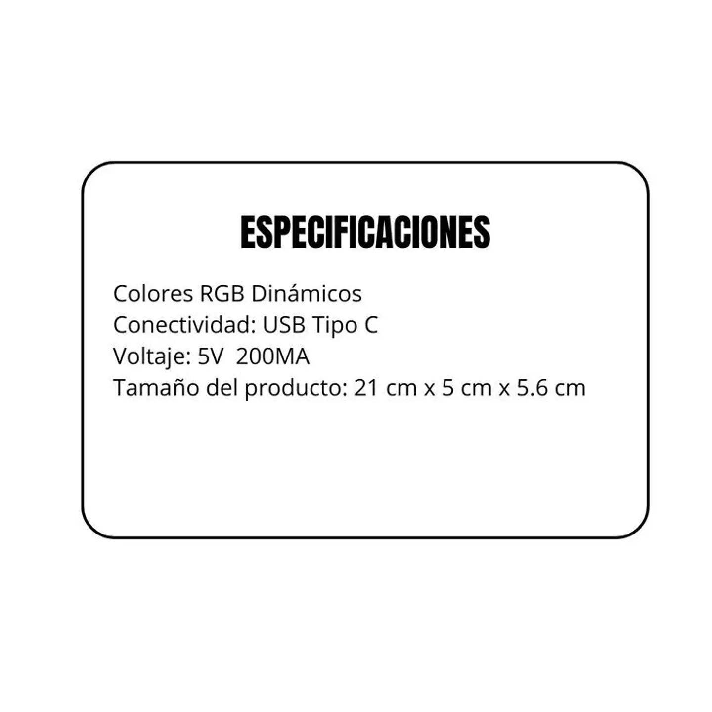 Pack 2 Luces RGB Ritmo Ambiental Recargable 6