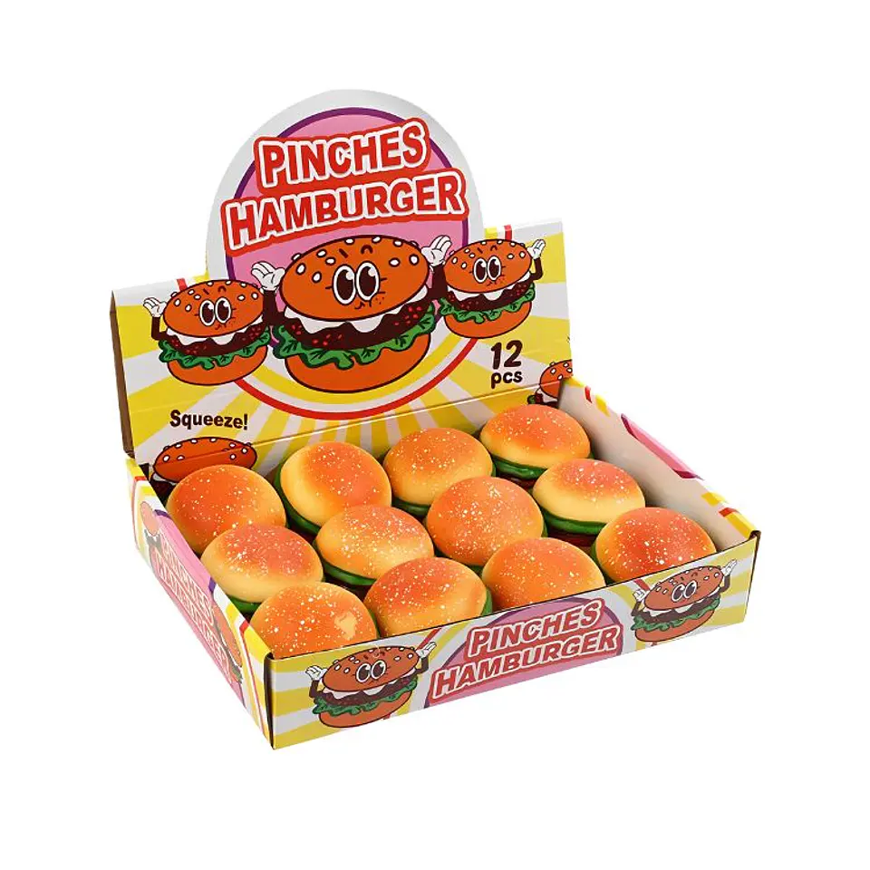 Pelota Antiestrés Hamburguesa Caja 12 Unidades 1