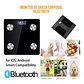 Balanza Pesa Baño Usb Digital Bluetooth Recargable 180kgs - Miniatura 6