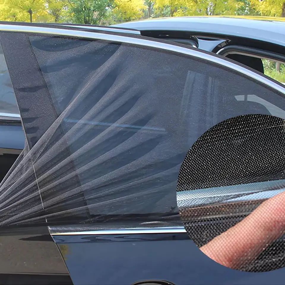 Set de 4 Mosquiteros Para Ventanas de Autos 2