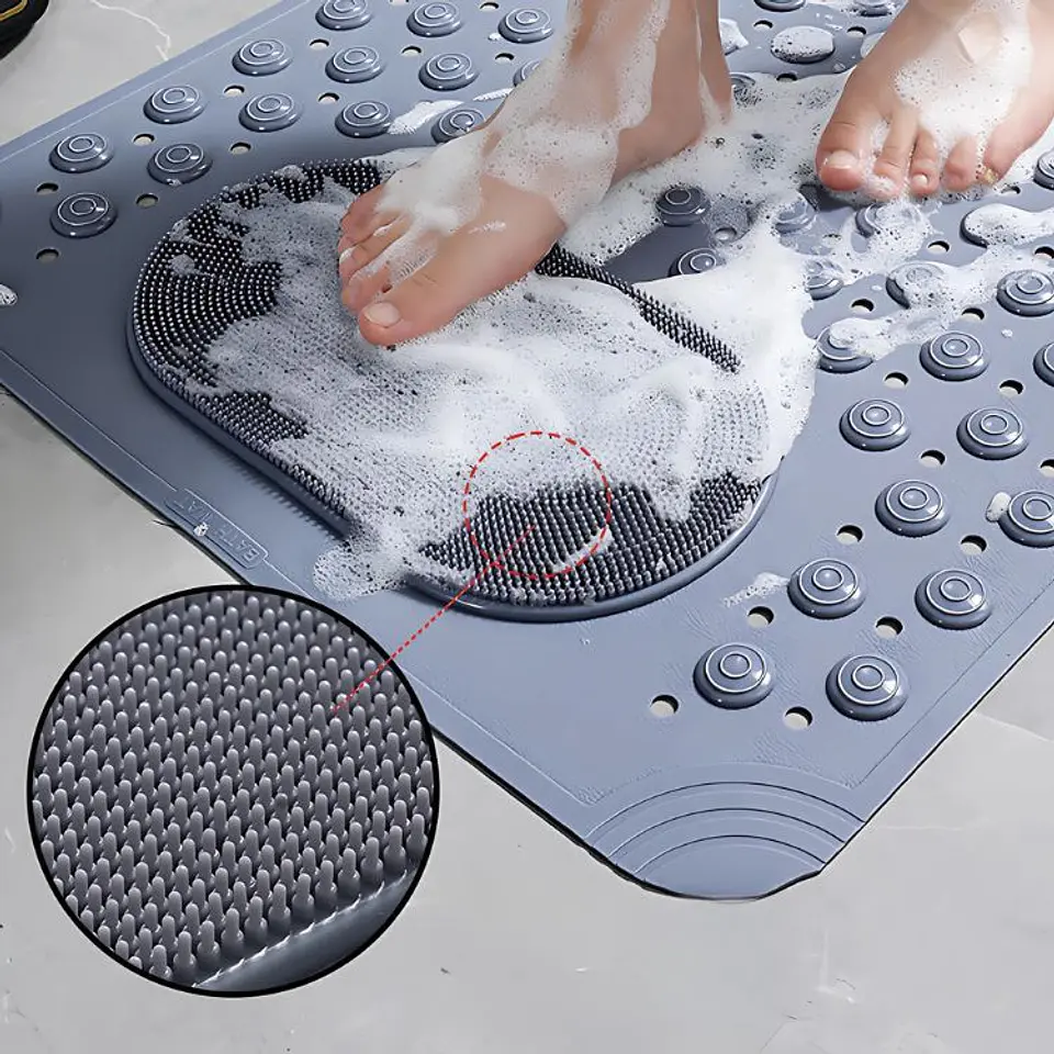 Alfombra Antideslizante Piso de Ducha 50x80cm 3