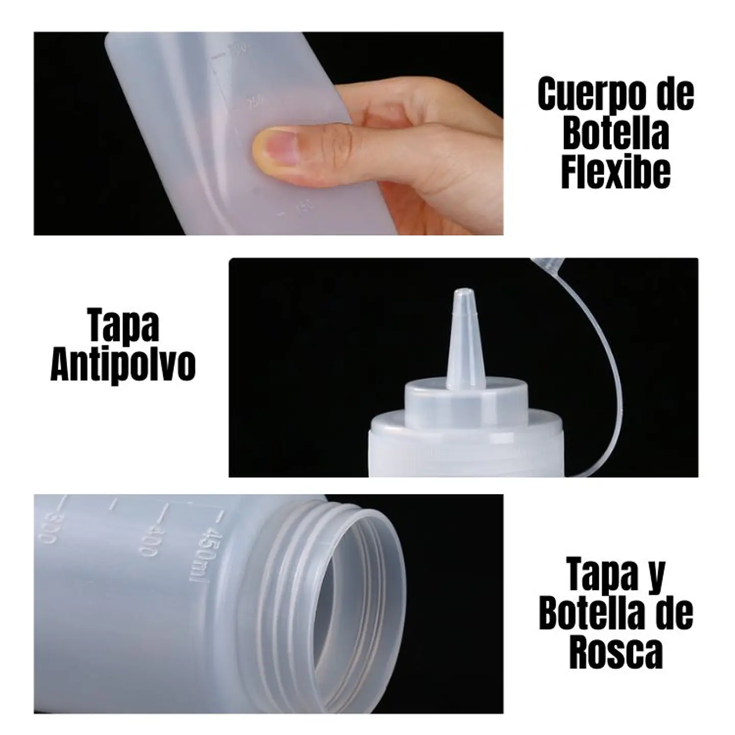 Dispensador de Salsas 3 Unidades 4
