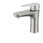 Grifo De Baño Mezclador Una Sola Manija Acero Inoxidable - Miniatura 1