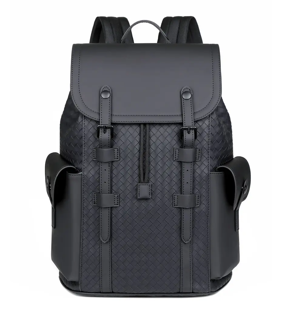 Mochila De Cuero Sintético Impermeable Viajes Universidad Trabajo 2