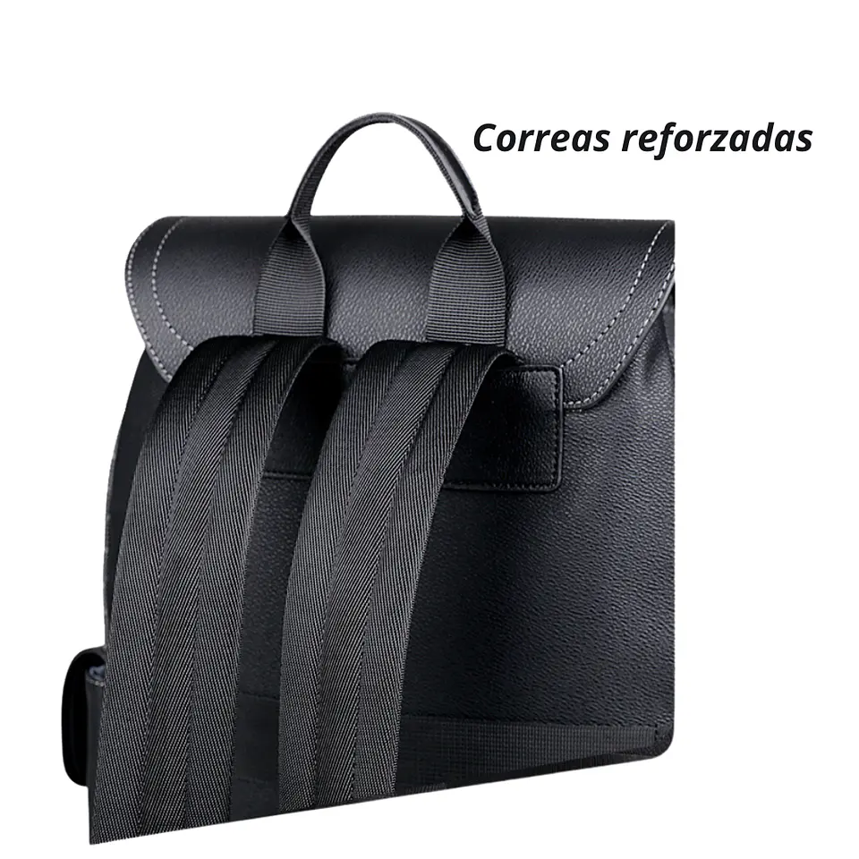 Mochila De Cuero Sintético Impermeable Viajes Universidad Trabajo 4