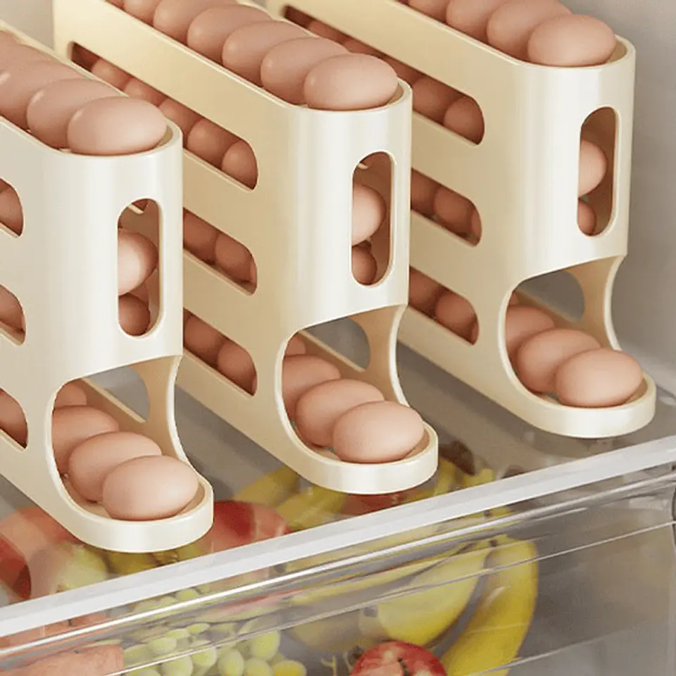 Soporte De Huevos 4 Niveles Deslizante 2