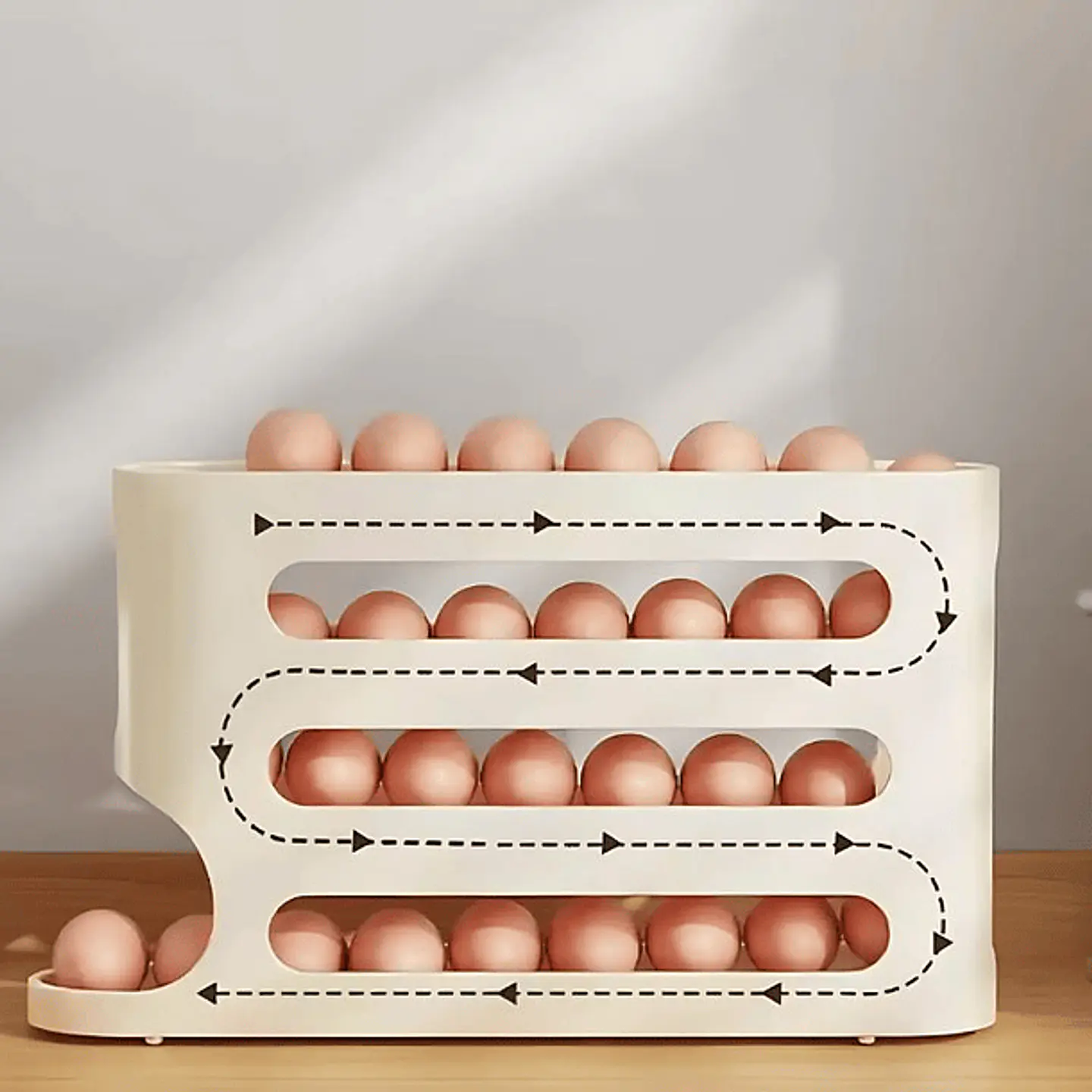 Soporte De Huevos 4 Niveles Deslizante 3