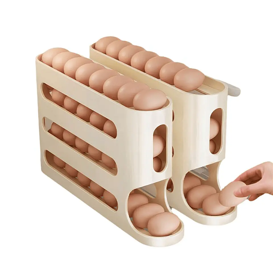 Soporte De Huevos 4 Niveles Deslizante 5
