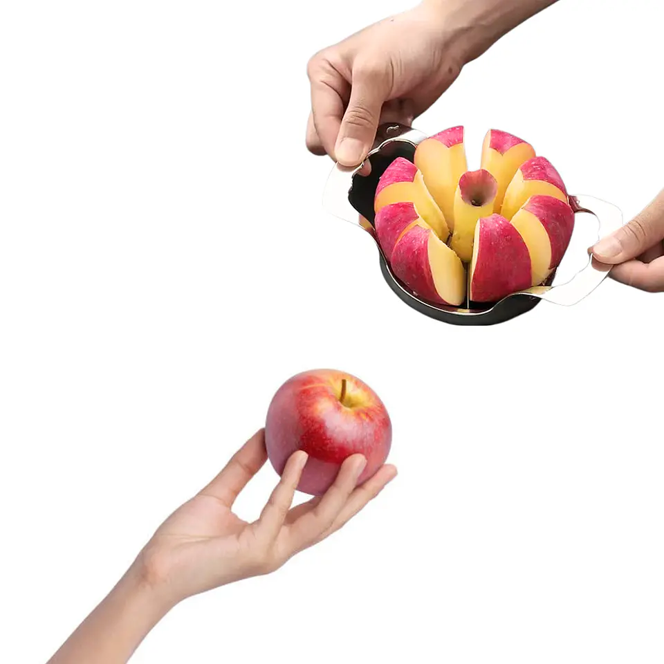 Cortador De Manzanas De Acero Inoxidable Deluxe 10.5x15CM 2