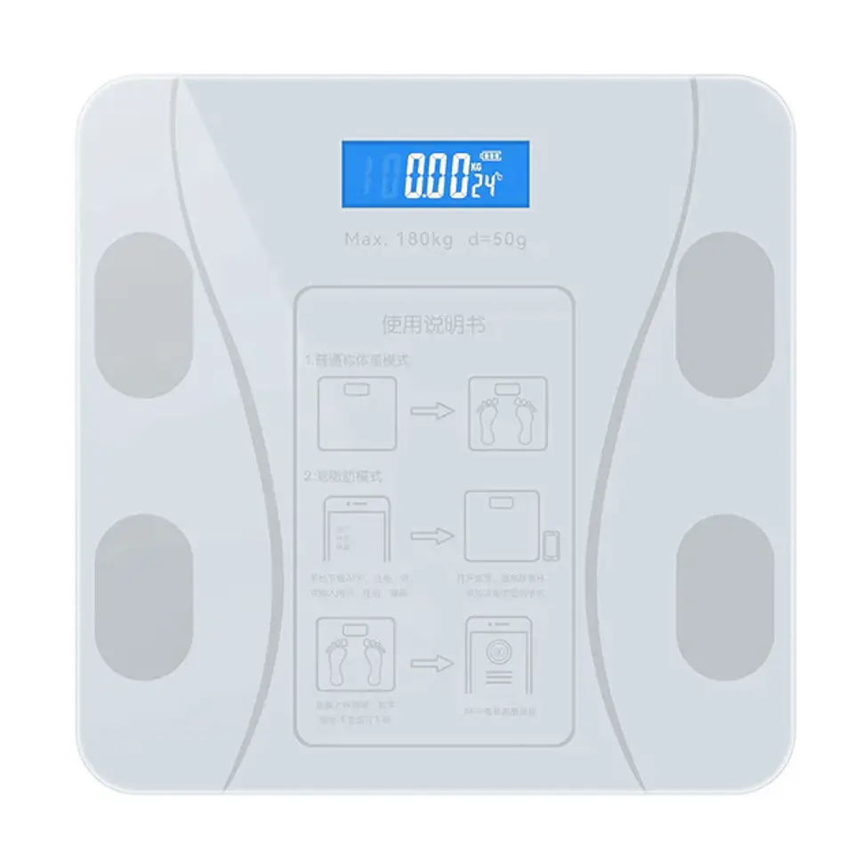 Balanza Bascula Pesa Digital Bluetooth Inteligente Smart 2