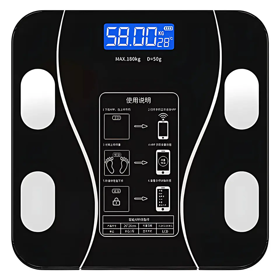 Balanza Bascula Pesa Digital Bluetooth Inteligente Smart 1