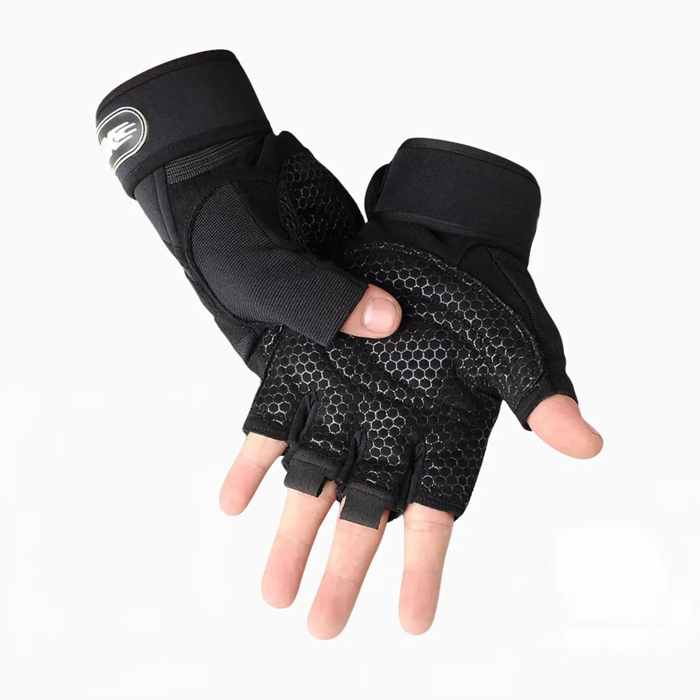 Guantes Deportivos Con Muñequera Para Gym Crossfit Bicicleta 1