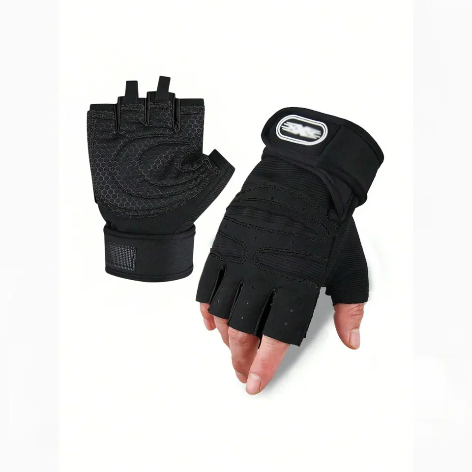 Guantes Deportivos Con Muñequera Para Gym Crossfit Bicicleta 2