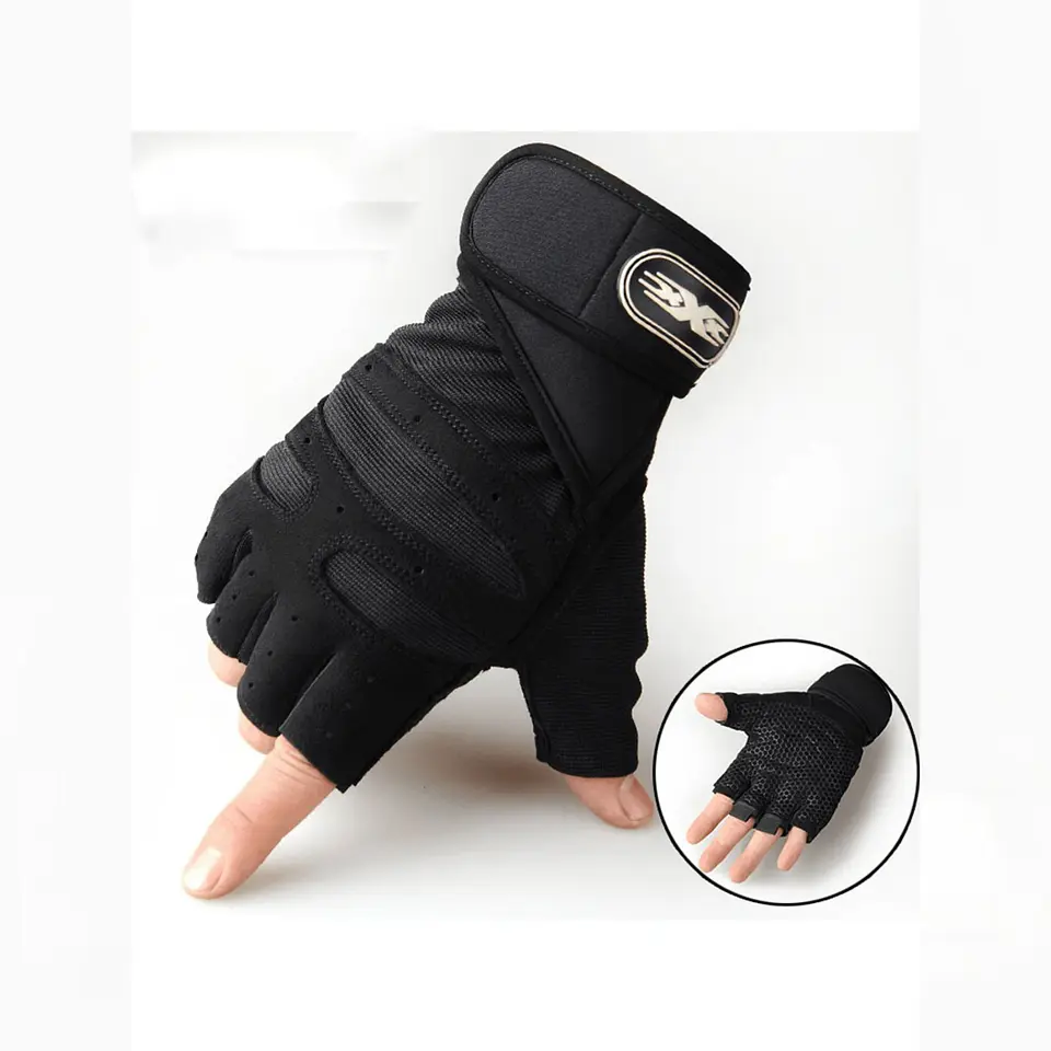 Guantes Deportivos Con Muñequera Para Gym Crossfit Bicicleta 3