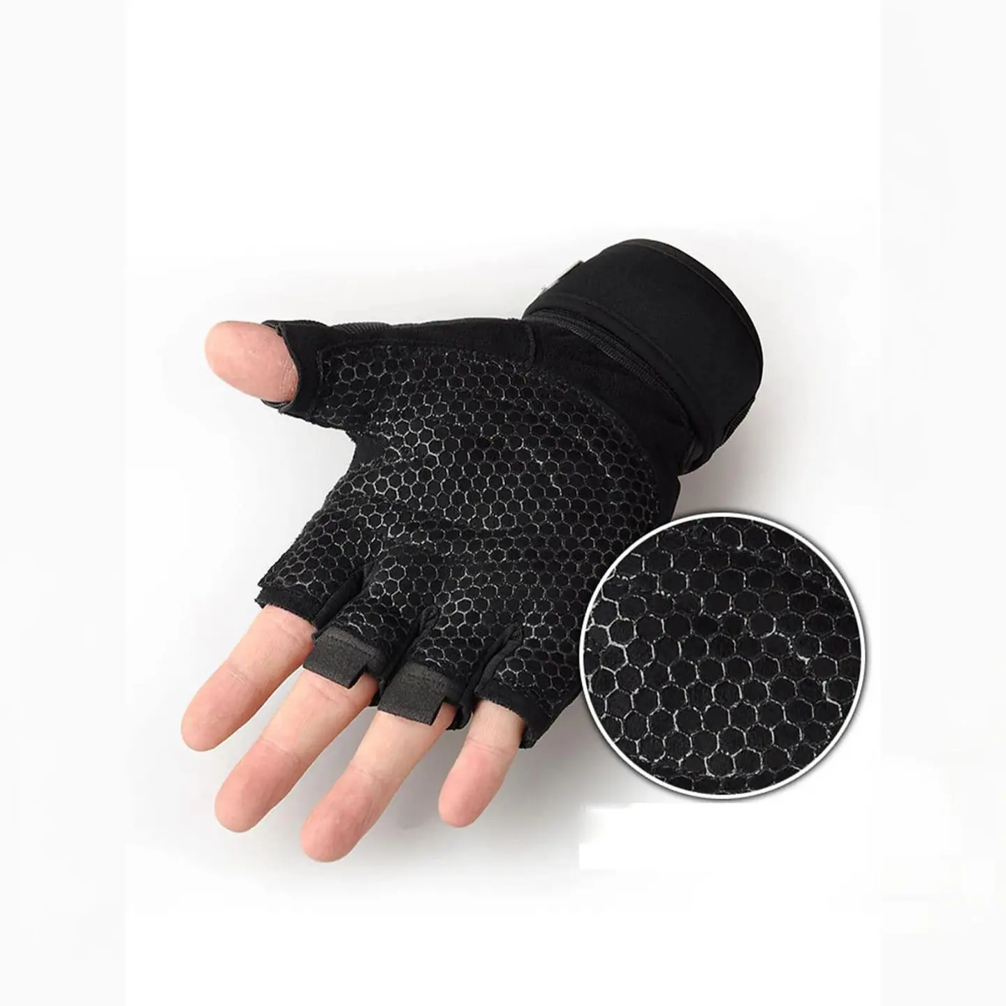 Guantes Deportivos Con Muñequera Para Gym Crossfit Bicicleta 4