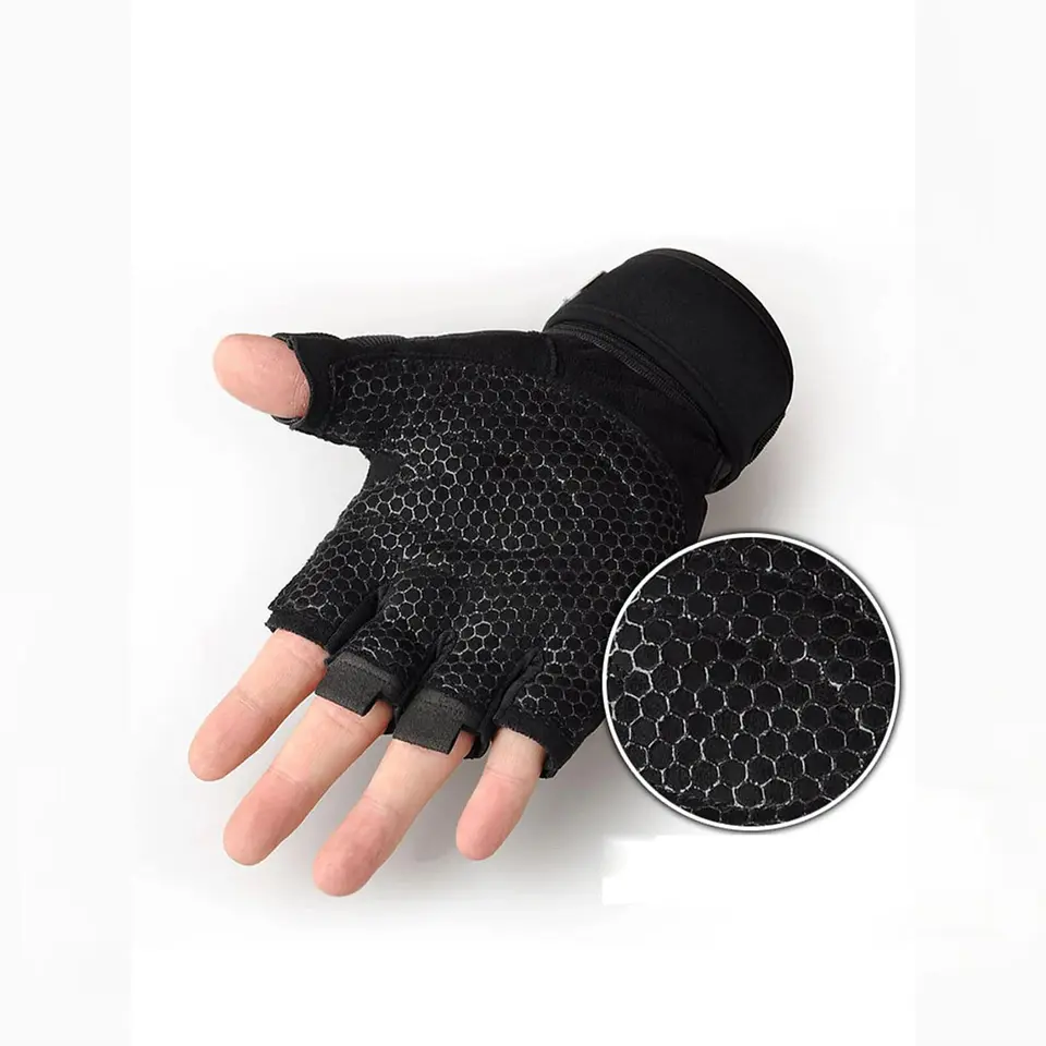 Guantes Deportivos Con Muñequera Para Gym Crossfit Bicicleta 4