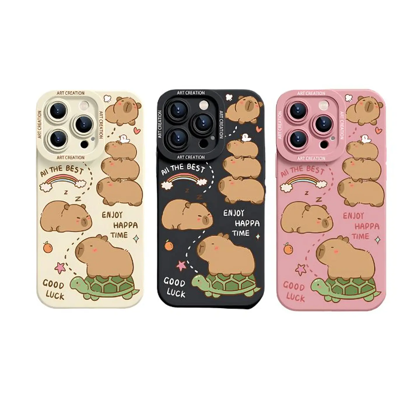 Carcasa Funda Silicona iPhone 16 Pro Max Capibara Antigolpes 10