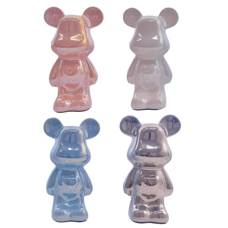 Set 4 Adornos de Osos de Ceramica 1