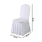 Pack 4 Funda Plisada Sillas Eventos Hoteles Fiestas Bodas - Miniatura 4