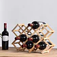 Estante Para 10 Botellas de Vino Plegable - Miniatura 2