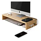 Base Elevador Monitor Soporte Pantalla PC Con Entradas USB - Miniatura 1