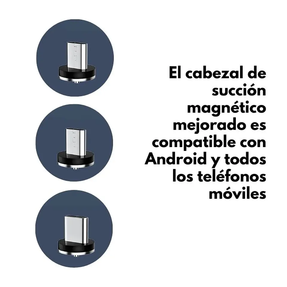 Cargador Magnético Soporte Teléfono Para Android y IPhone 6