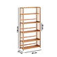 Estante Rectangular de Madera 5 Niveles 138 x 60cm - Miniatura 3