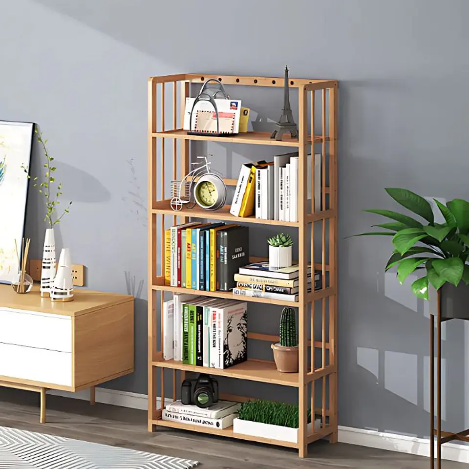 Estante Rectangular de Madera 5 Niveles 138 x 60cm 5