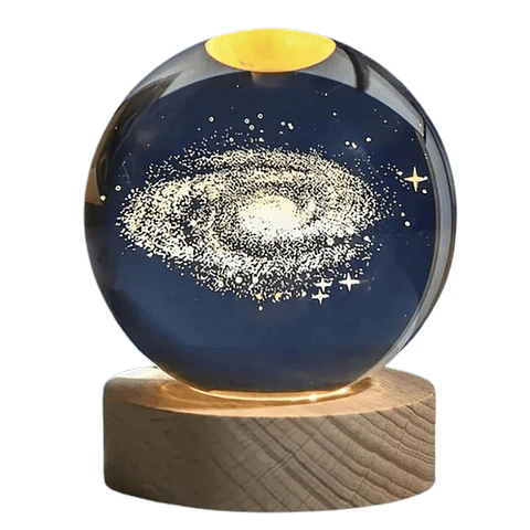 Luz Nocturna Bola de Cristal Planetario