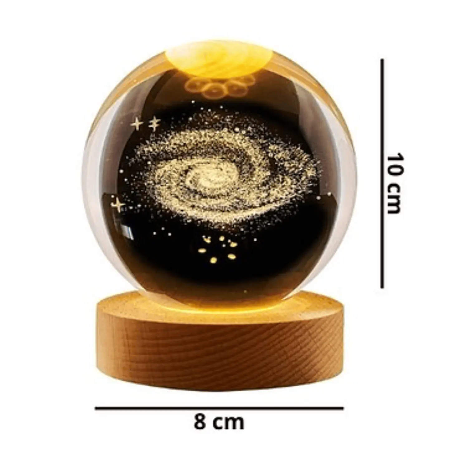Luz Nocturna Bola de Cristal Planetario 2