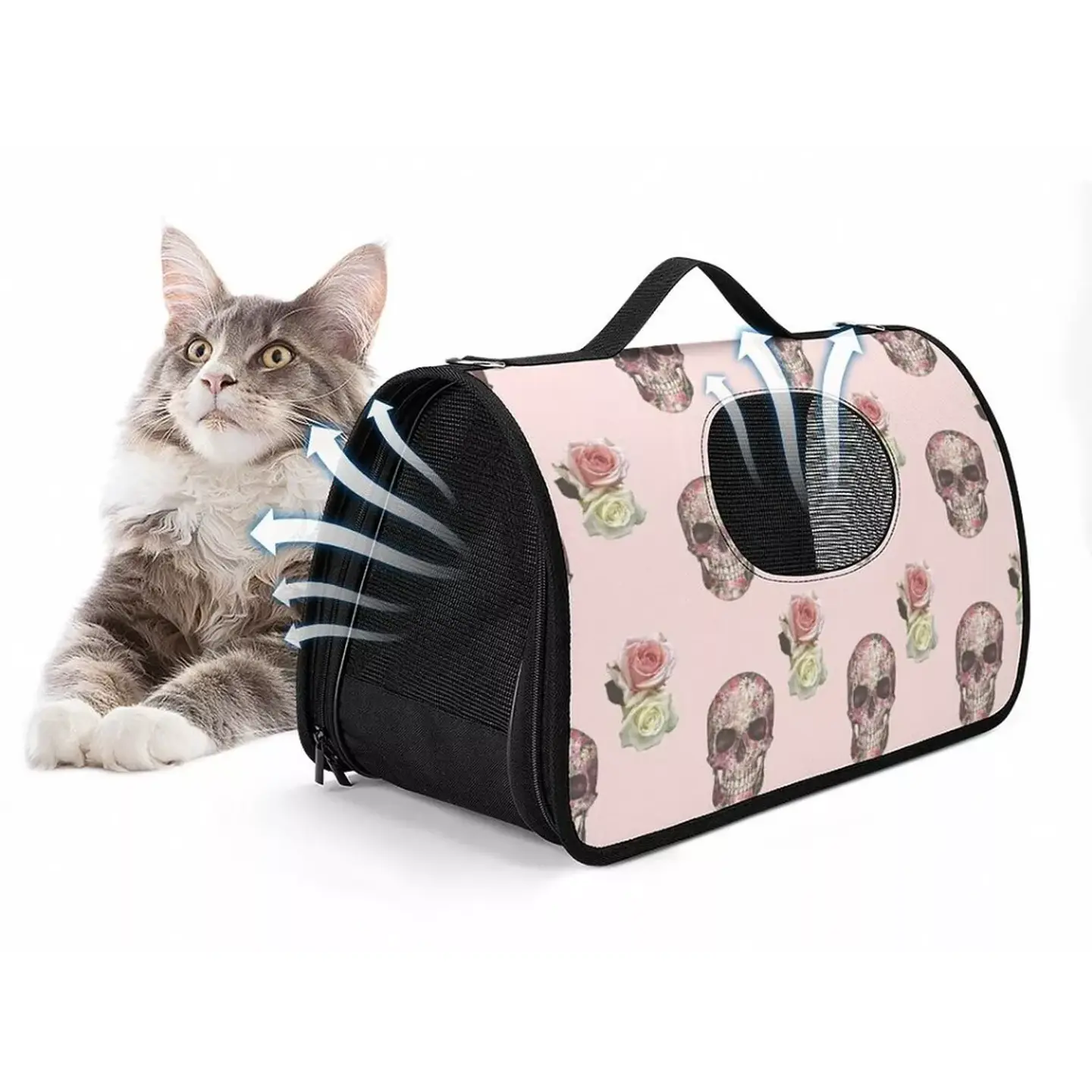 Bolso De Traslado Para Gatos O Perros De Raza Pequeña 13