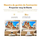 Mini Proyector Portátil 4K WiFi HD Android con Bluetooth - Miniatura 5