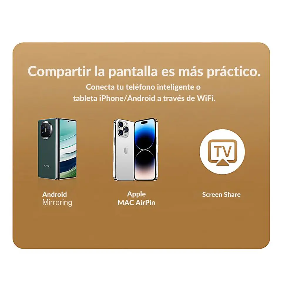 Mini Proyector Portátil 4K WiFi HD Android con Bluetooth 3