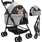 Coche Para Mascotas Raza Pequeña Plegable 20kg - Miniatura 1