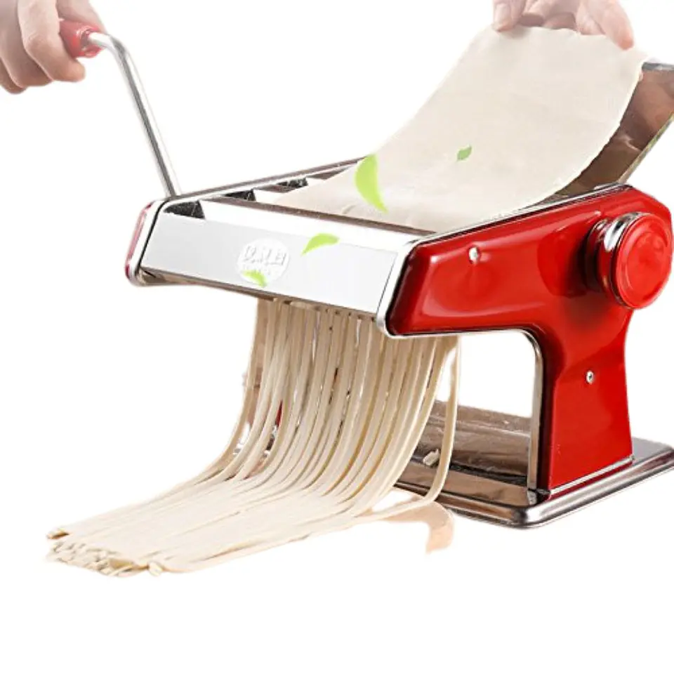 Maquina Laminadora Para Pasta Casera Acero Inoxidable 7