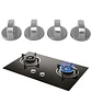 Pack 4 Perillas De Hornos Cocina 8mm - Miniatura 1