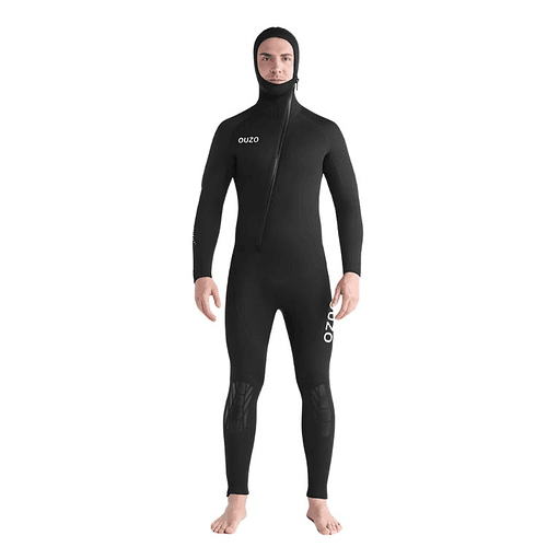 Traje de Neopreno Pesca Surf Buceo Natación 5mm con Capucha
