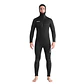 Traje de Neopreno Pesca Surf Buceo Natación 5mm con Capucha - Miniatura 1