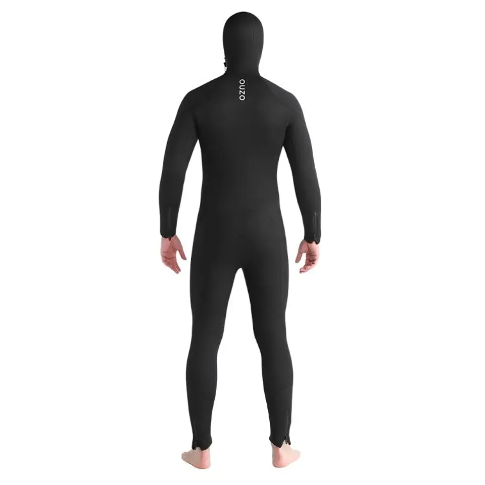 Traje de Neopreno Pesca Surf Buceo Natación 5mm con Capucha 2