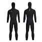Traje de Neopreno Pesca Surf Buceo Natación 5mm con Capucha - Miniatura 3
