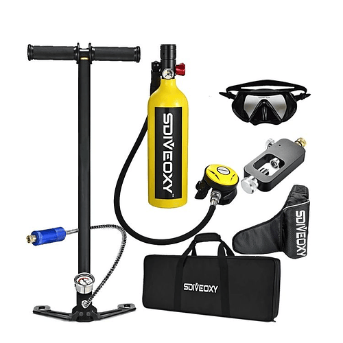 Kit Buceo Tanque de Oxígeno Natación Deportes Acuaticos 