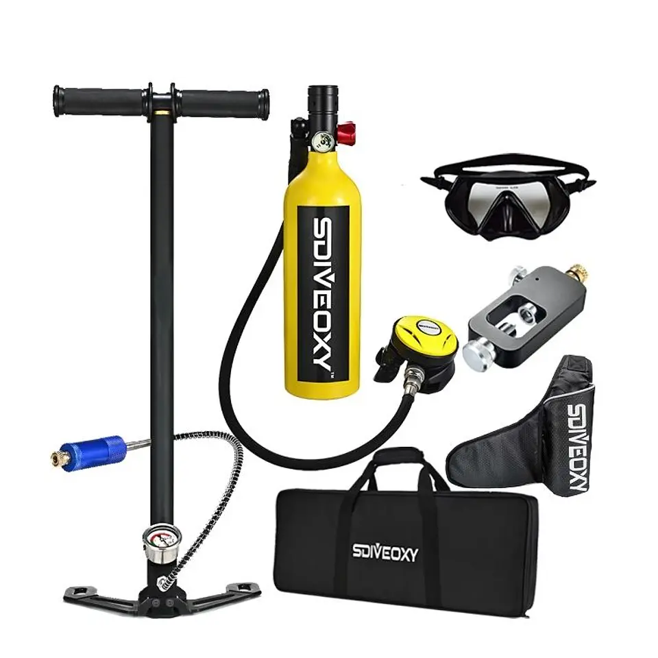 Kit Buceo Tanque de Oxígeno Natación Deportes Acuaticos  1