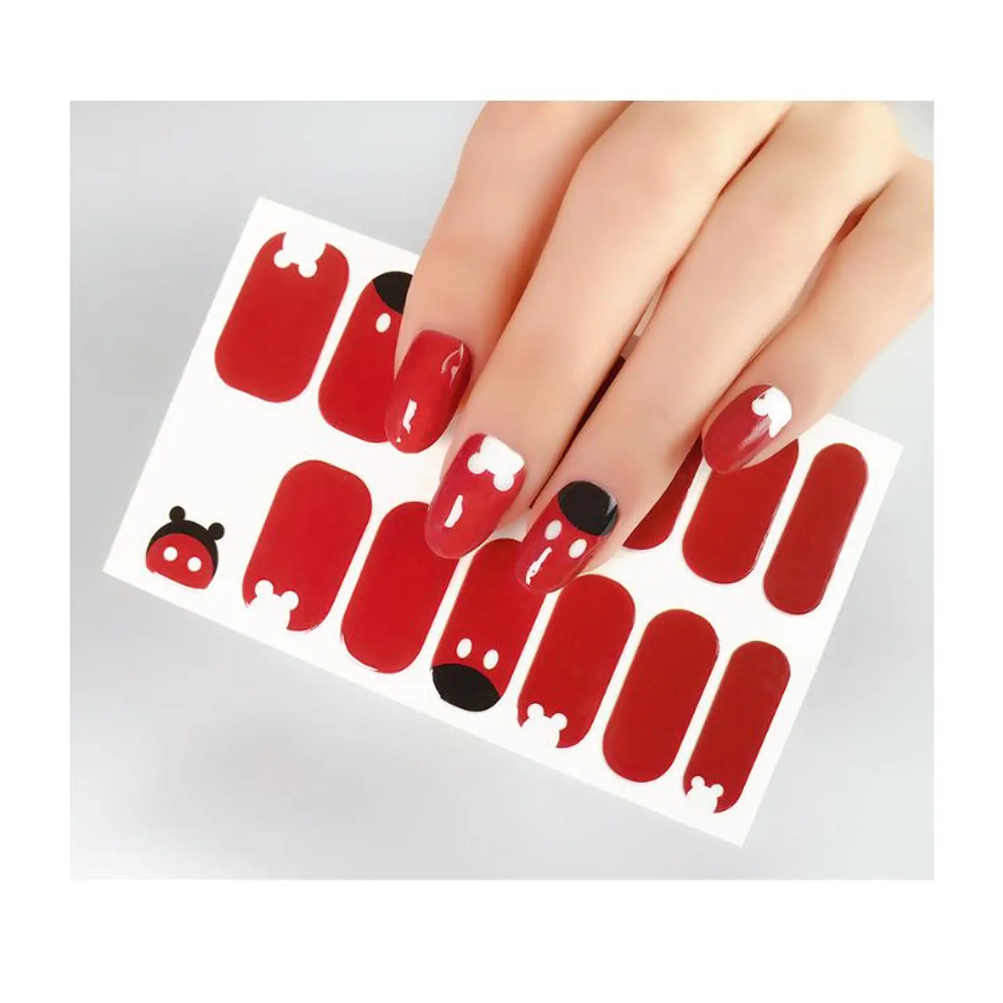 Set 10 Láminas Gel Esmalte Uñas Manicure Pintura Variados 7
